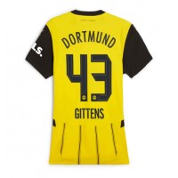 Camiseta Borussia Dortmund Jamie Bynoe-Gittens #43 Primera Equipación Replica 2024-25 para mujer mangas cortas